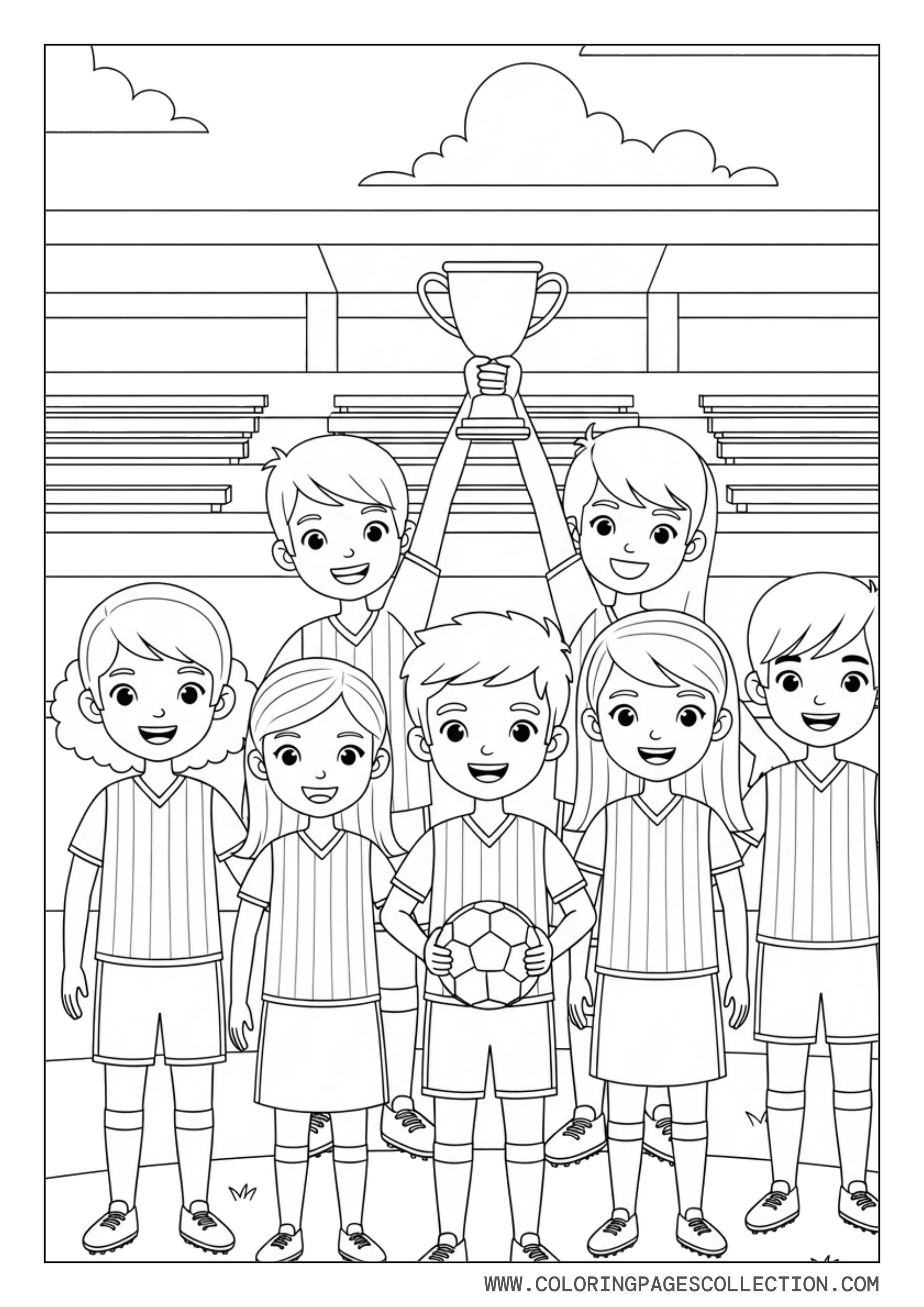 Soccer Team Group Photo