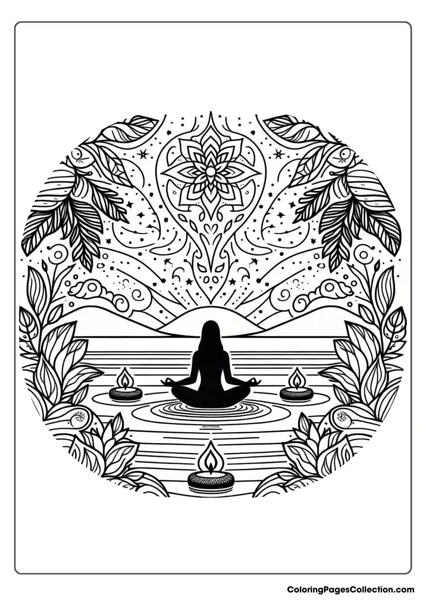 Therapeutic Coloring Page
