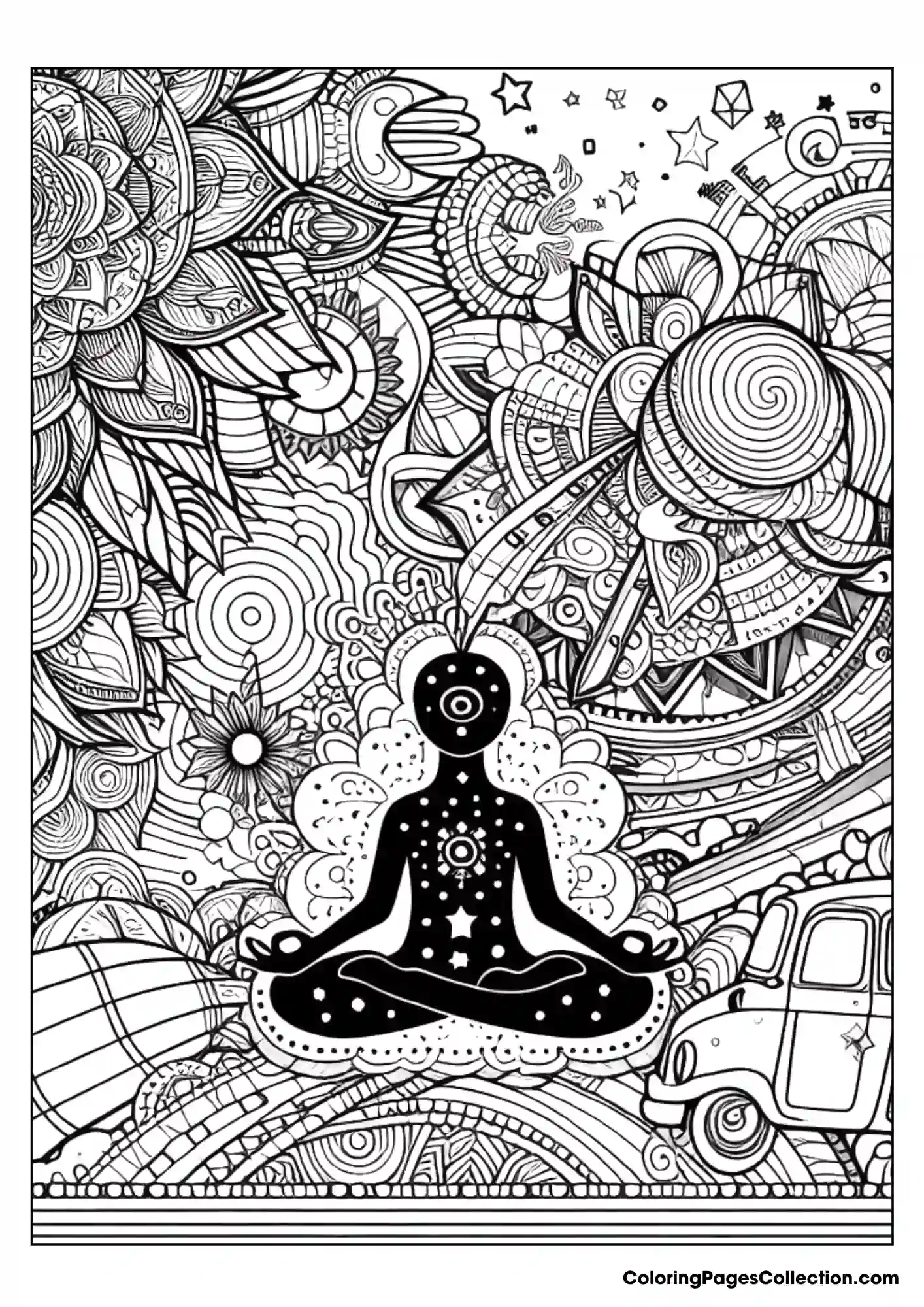 Therapeutic Coloring Page