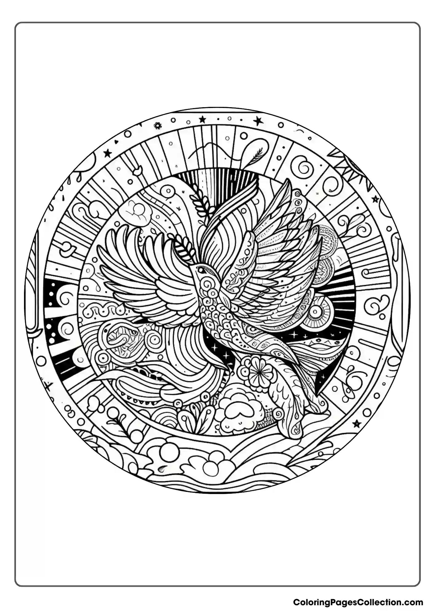 Therapeutic Coloring Page