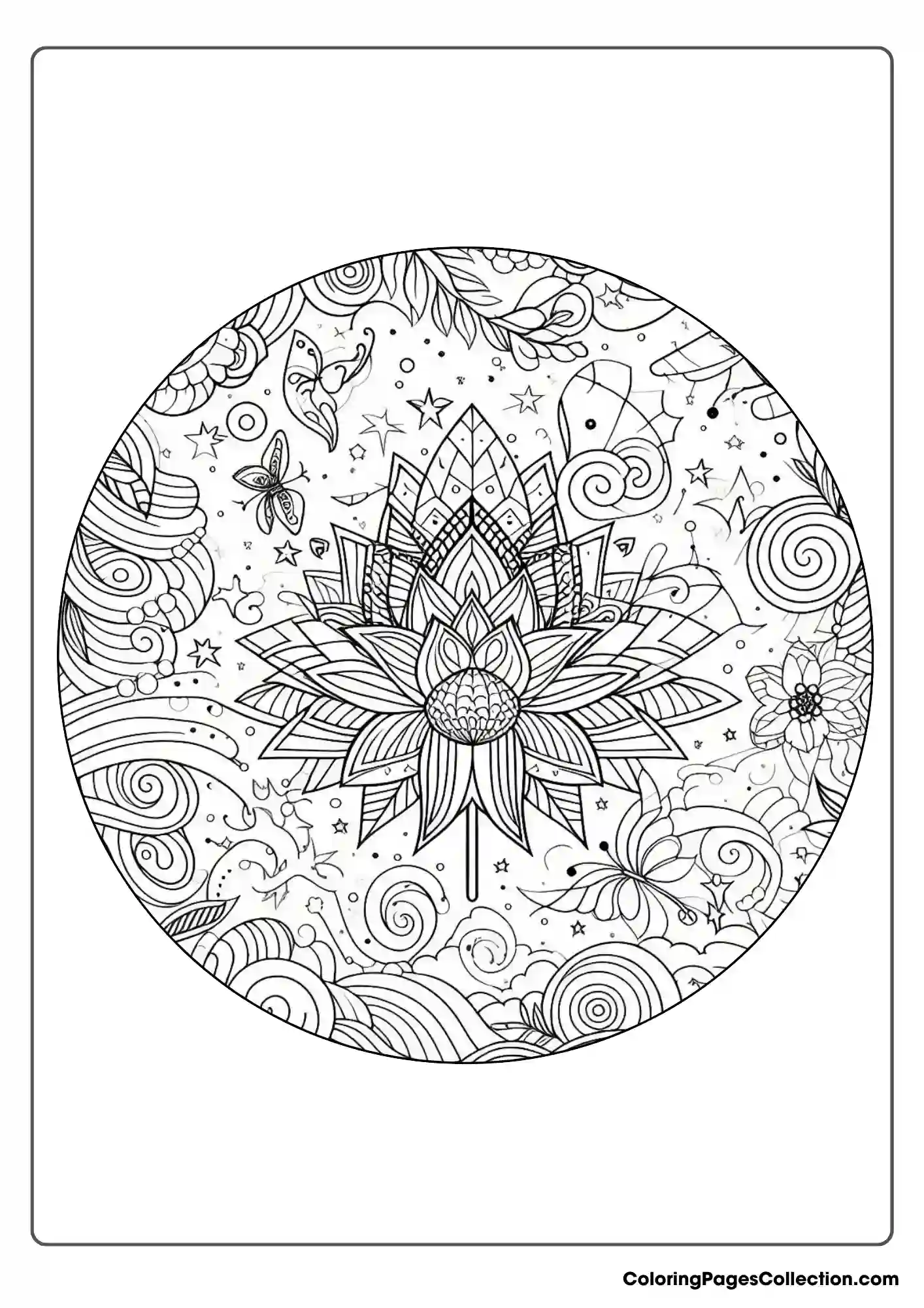 Therapeutic Coloring Page