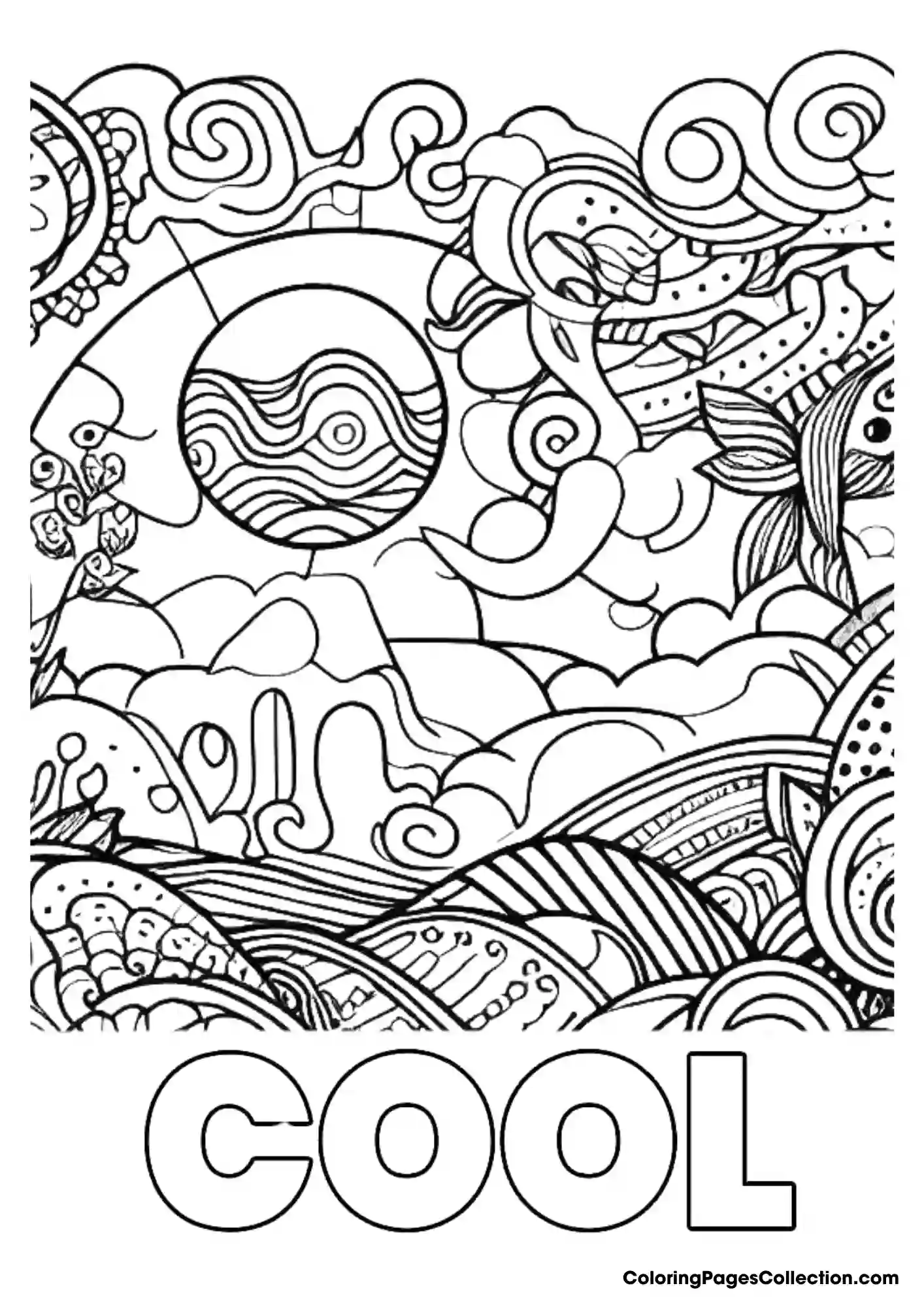 Therapeutic Coloring Page