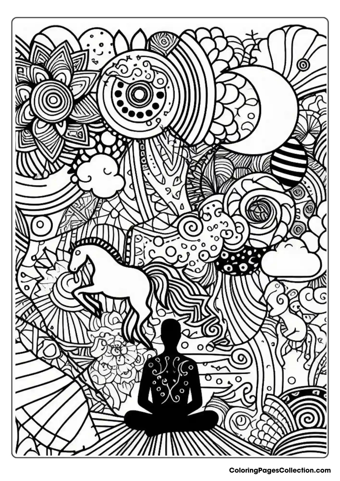 Therapeutic Coloring Page