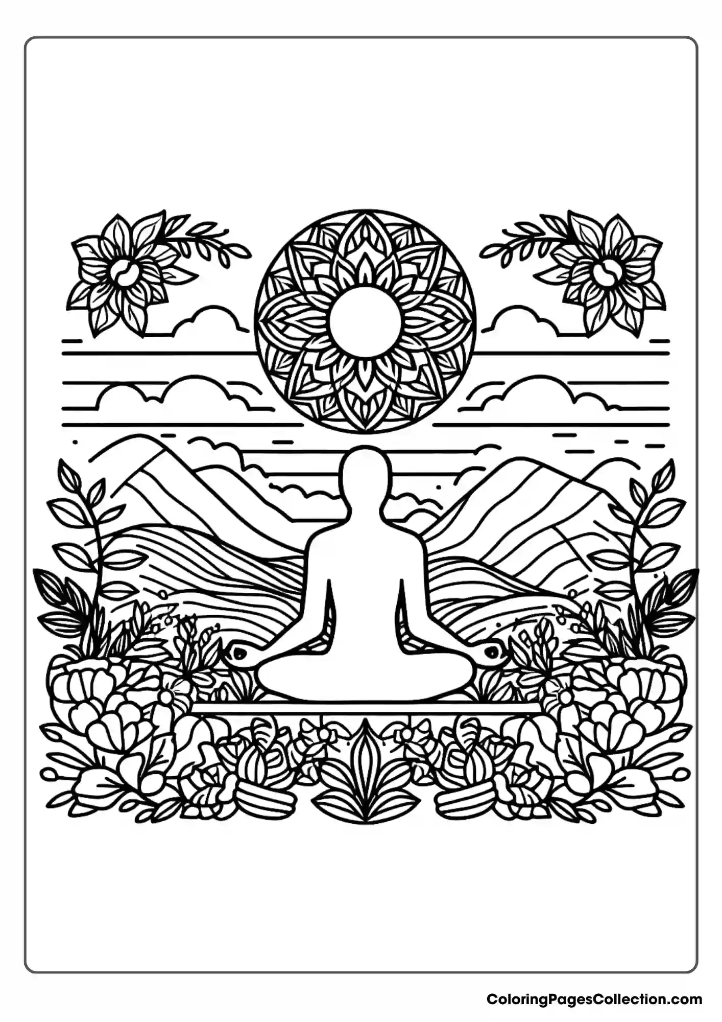 Therapeutic Coloring Page