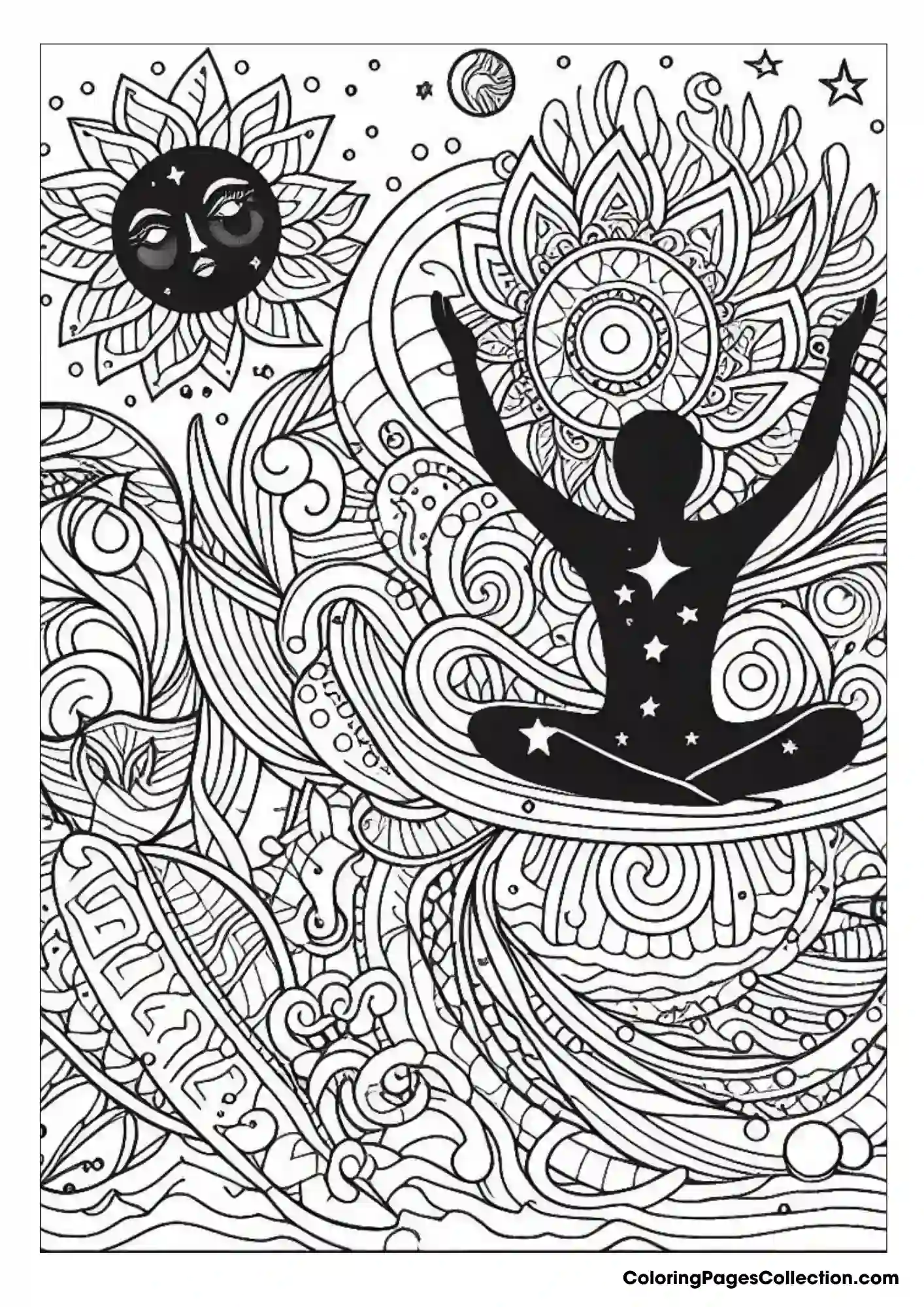 Therapeutic Coloring Page