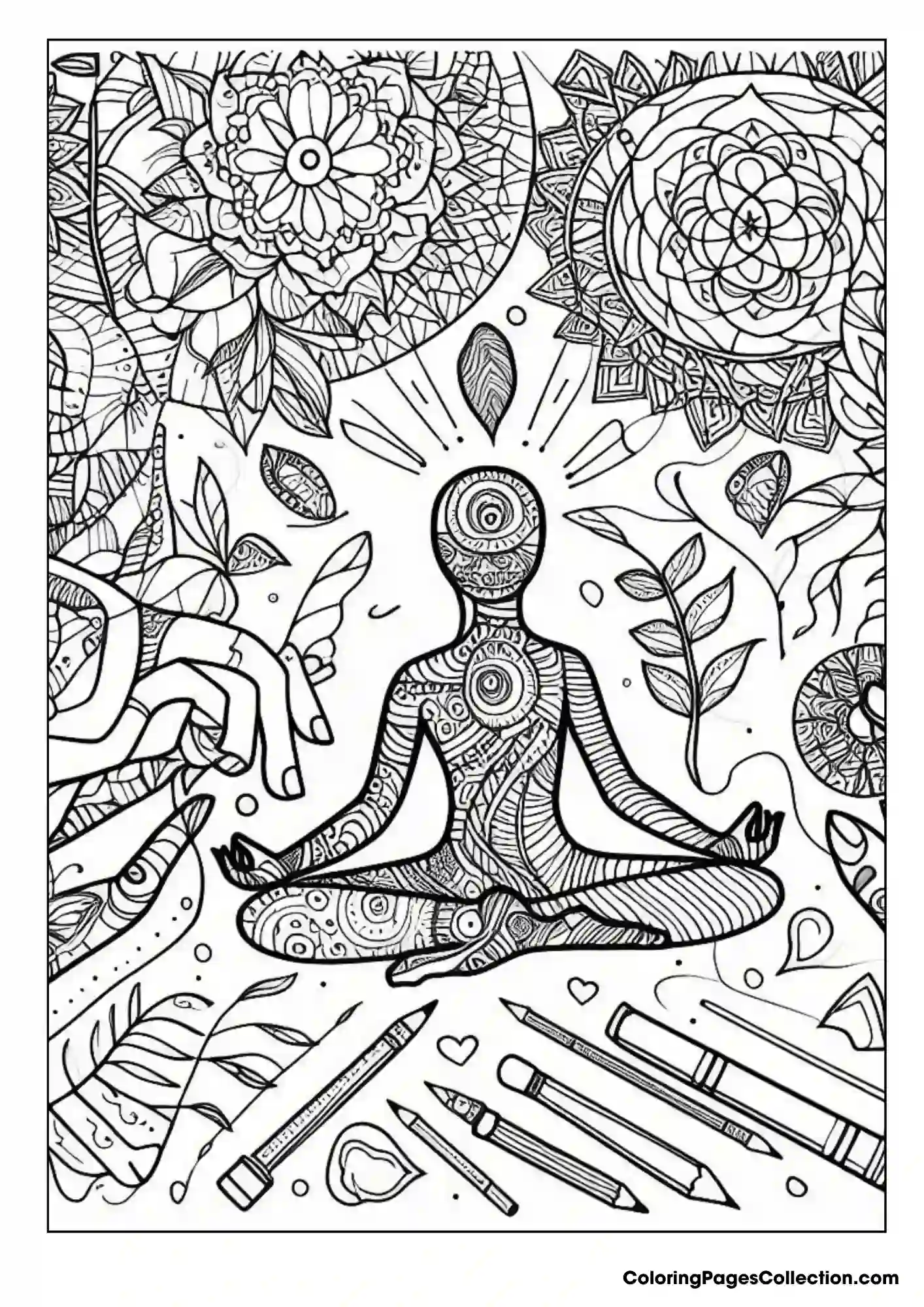 Therapeutic Coloring Page