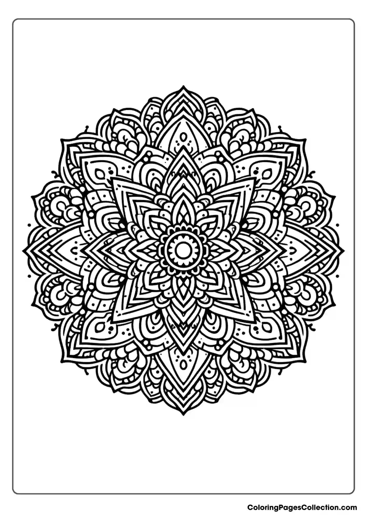Therapeutic Coloring Page