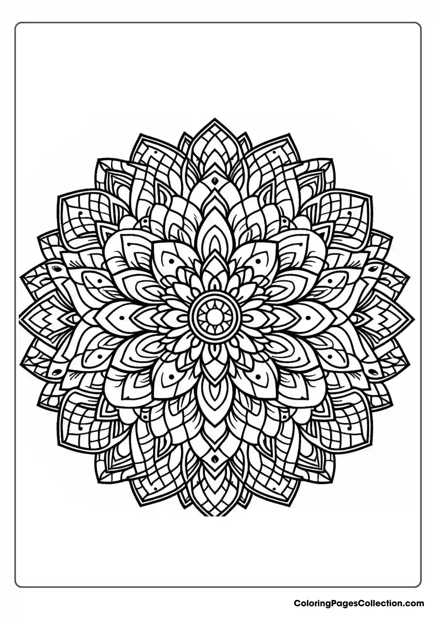 Therapeutic Coloring Page