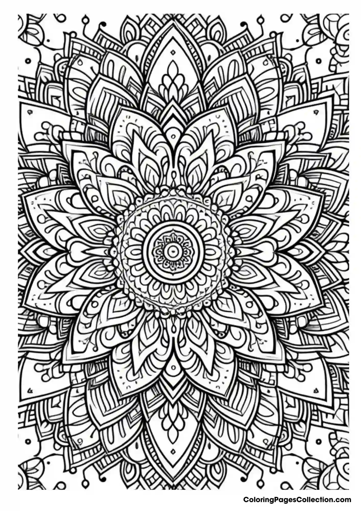 Therapeutic Coloring Page
