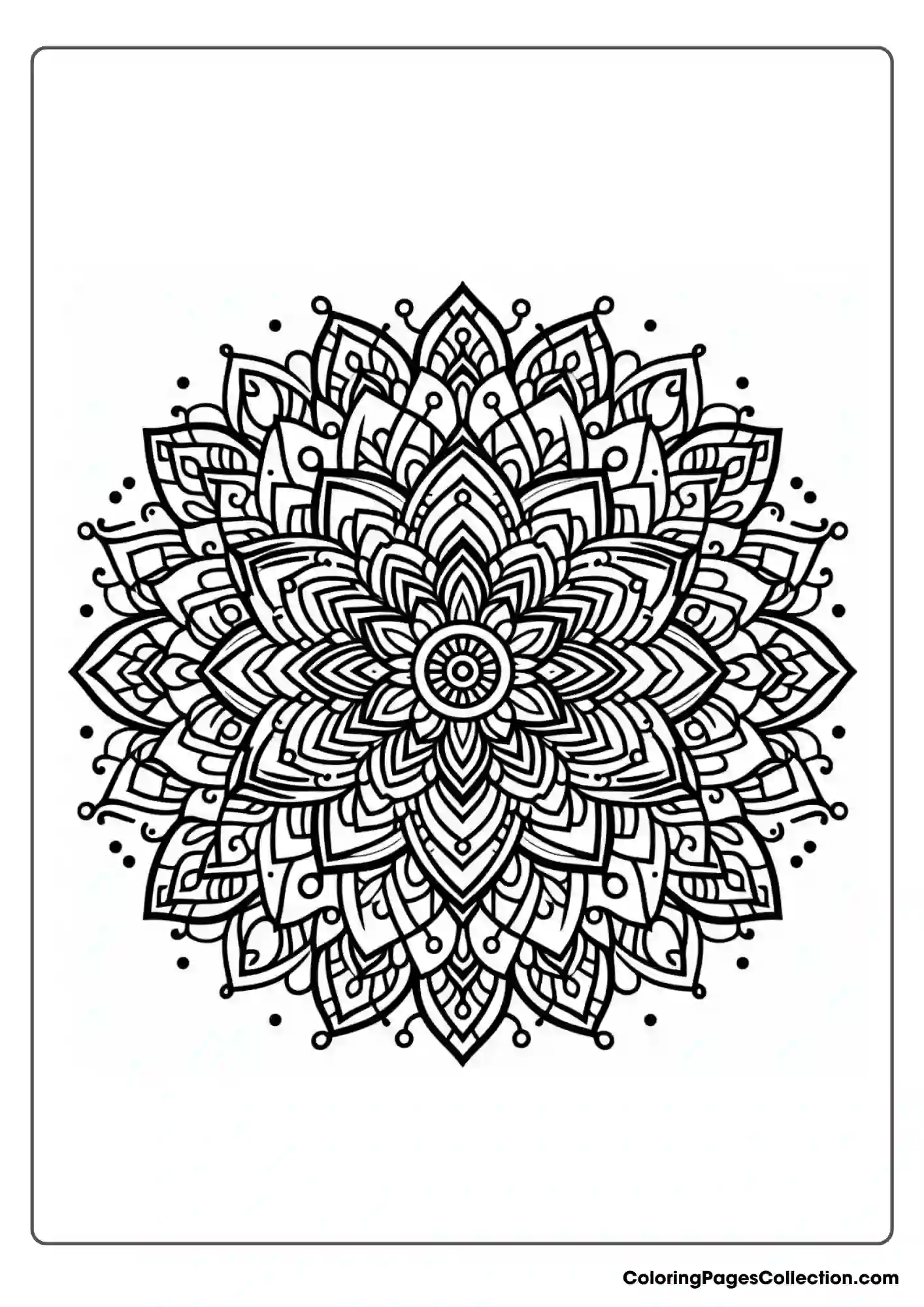 Therapeutic Coloring Page