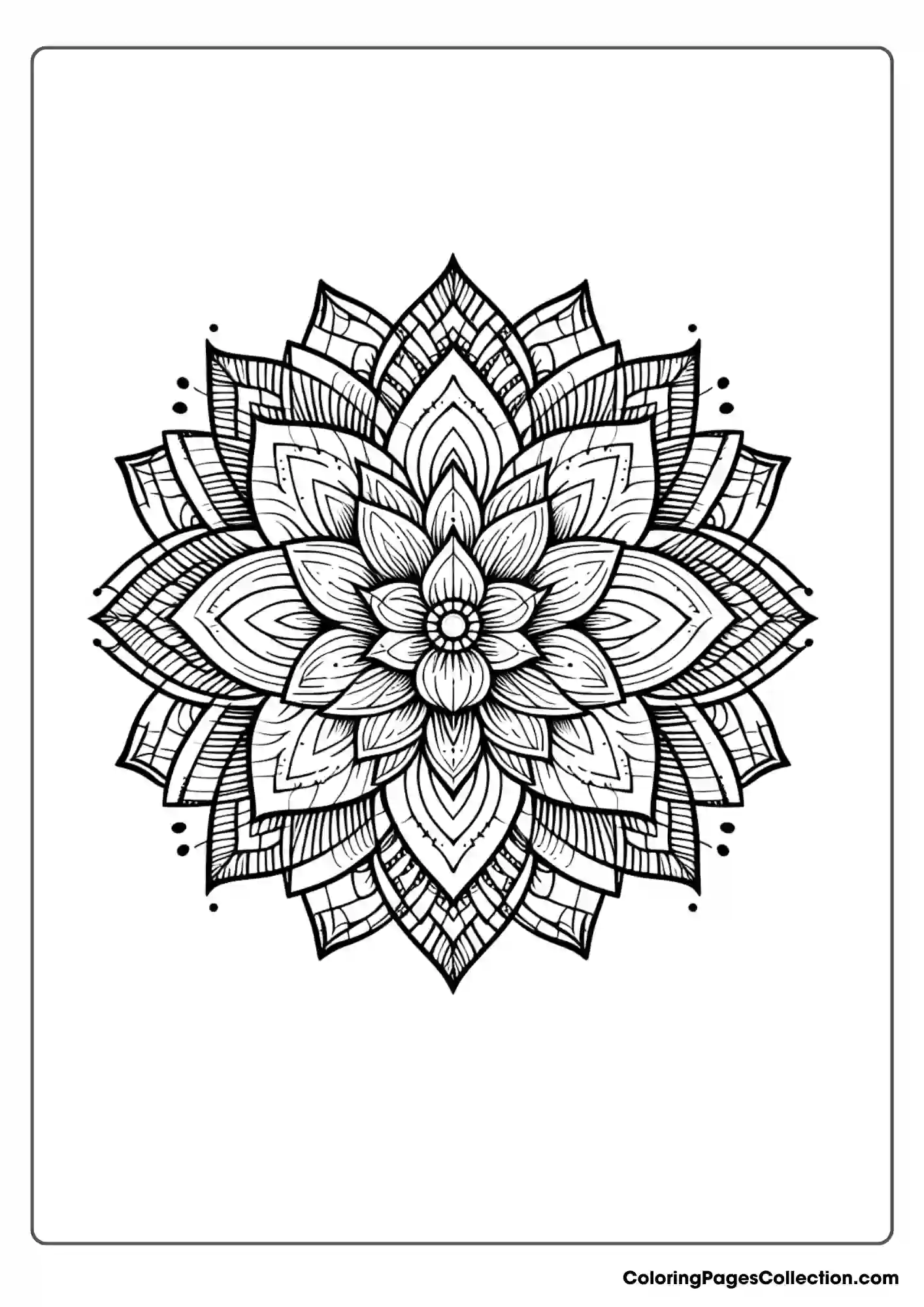 Therapeutic Coloring Page