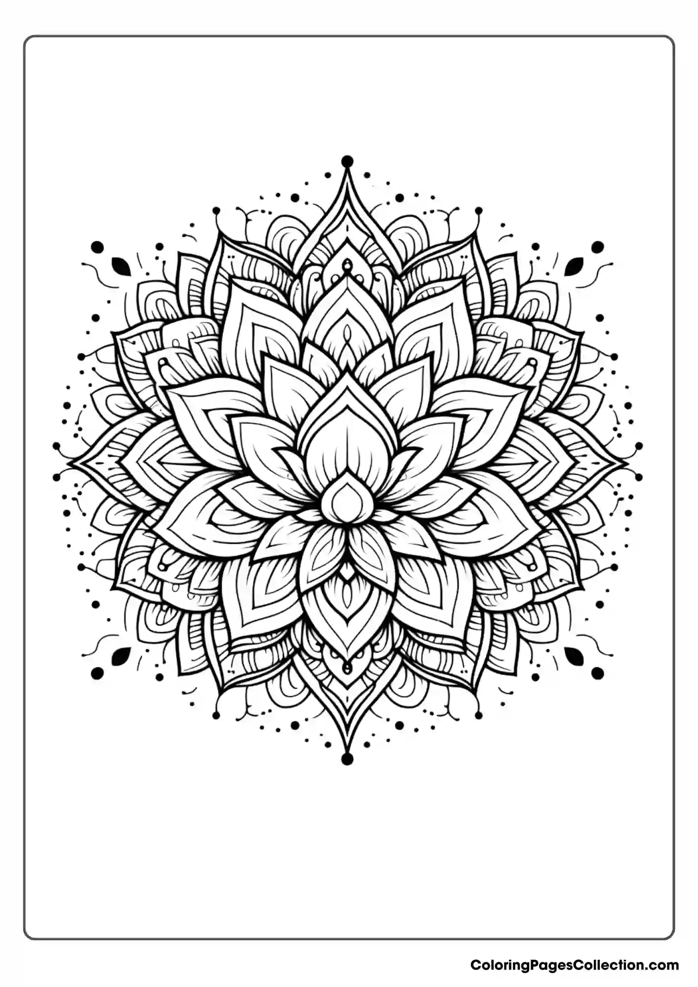 Therapeutic Coloring Page