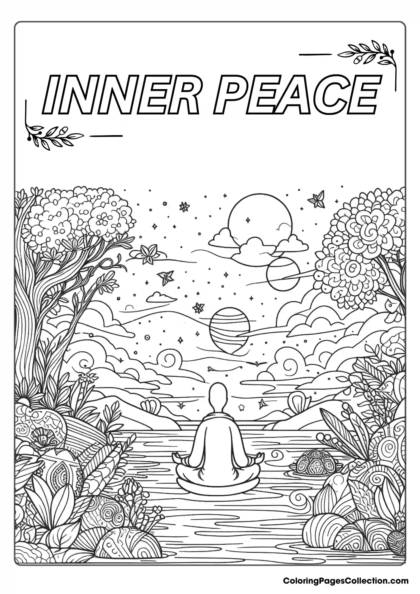 Therapeutic Coloring Page