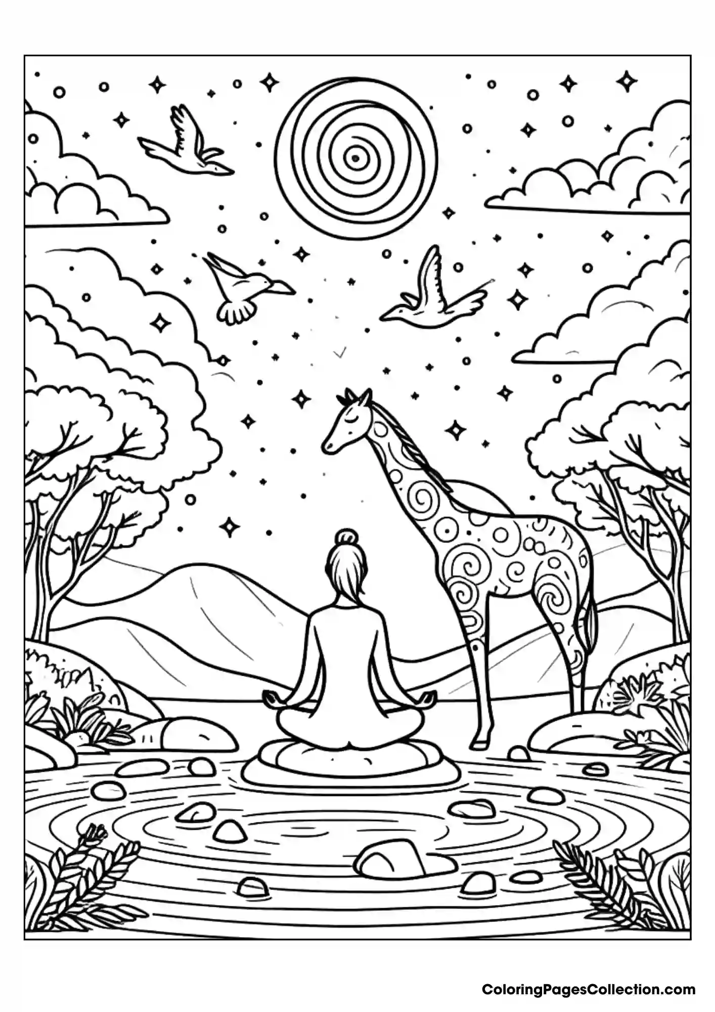 Therapeutic Coloring Page