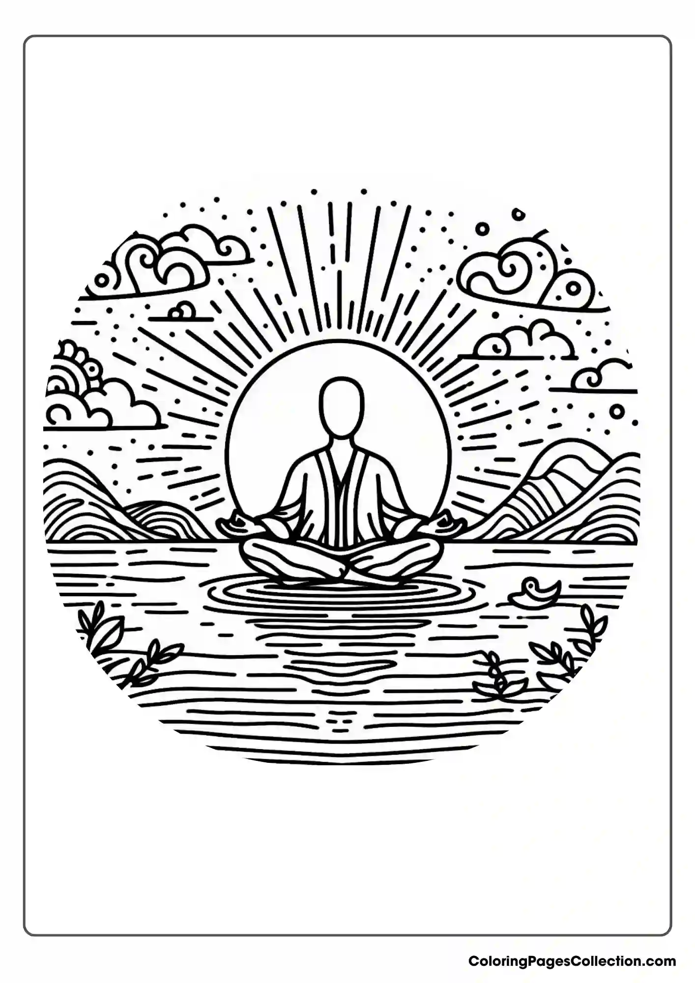 Therapeutic Coloring Page