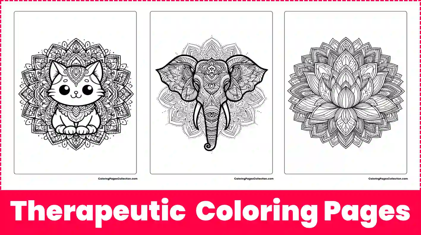 Therapeutic Coloring Page