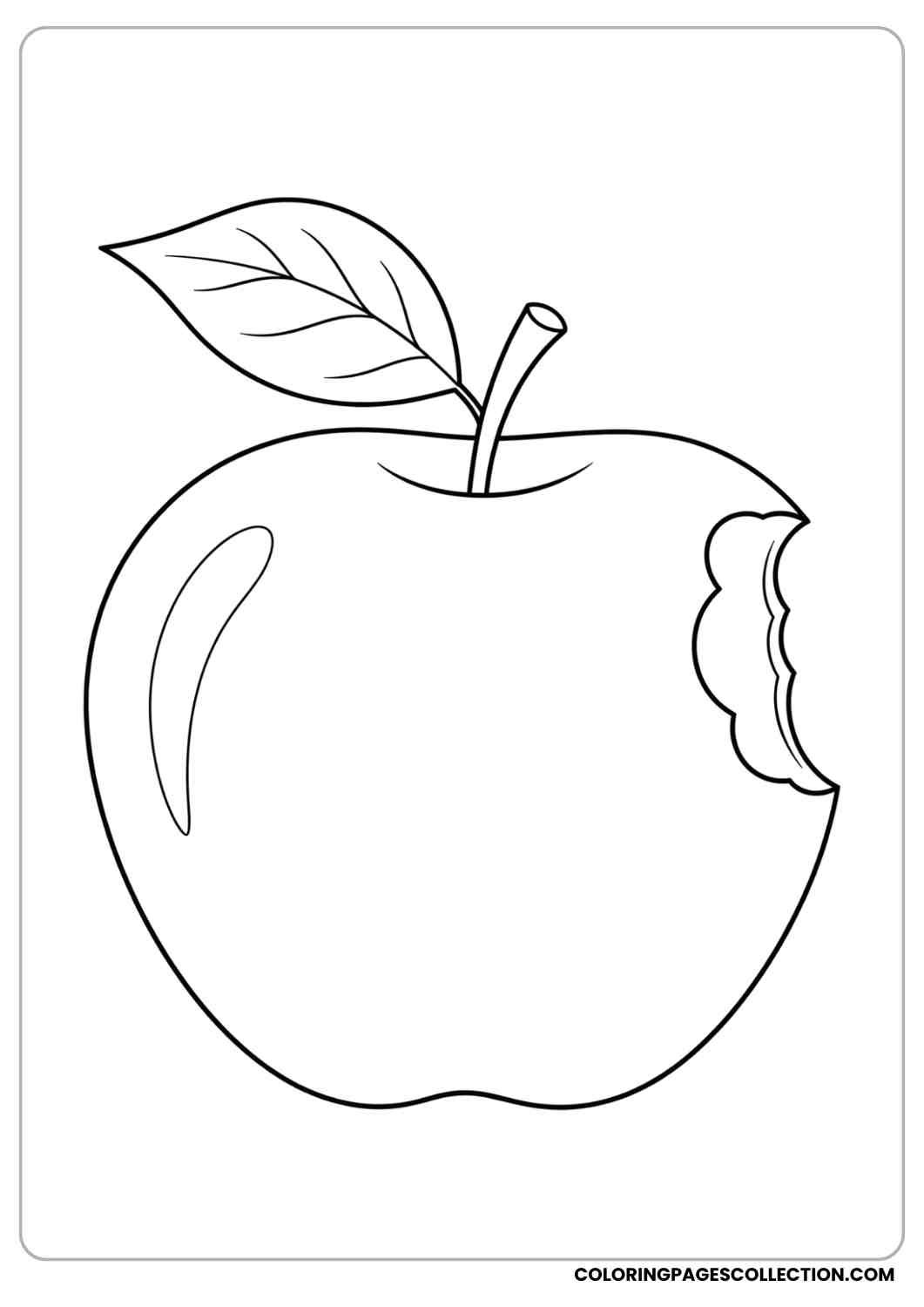 large apple with a bite taken out