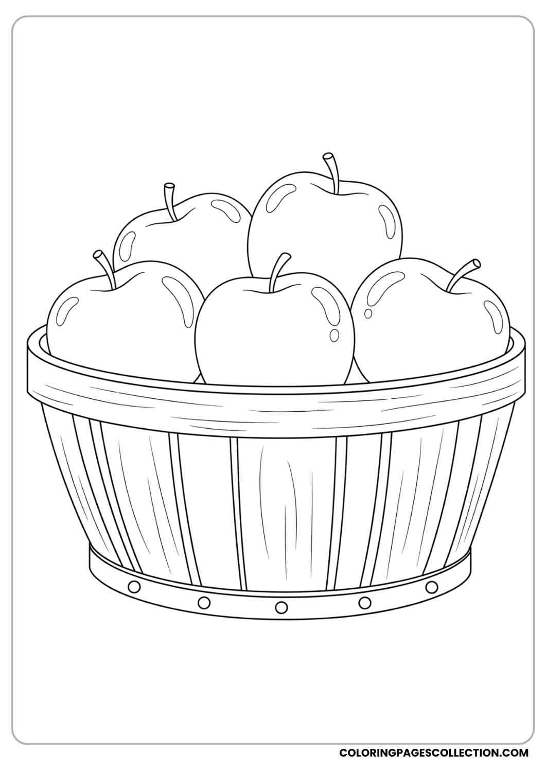 wooden basket filled with apples