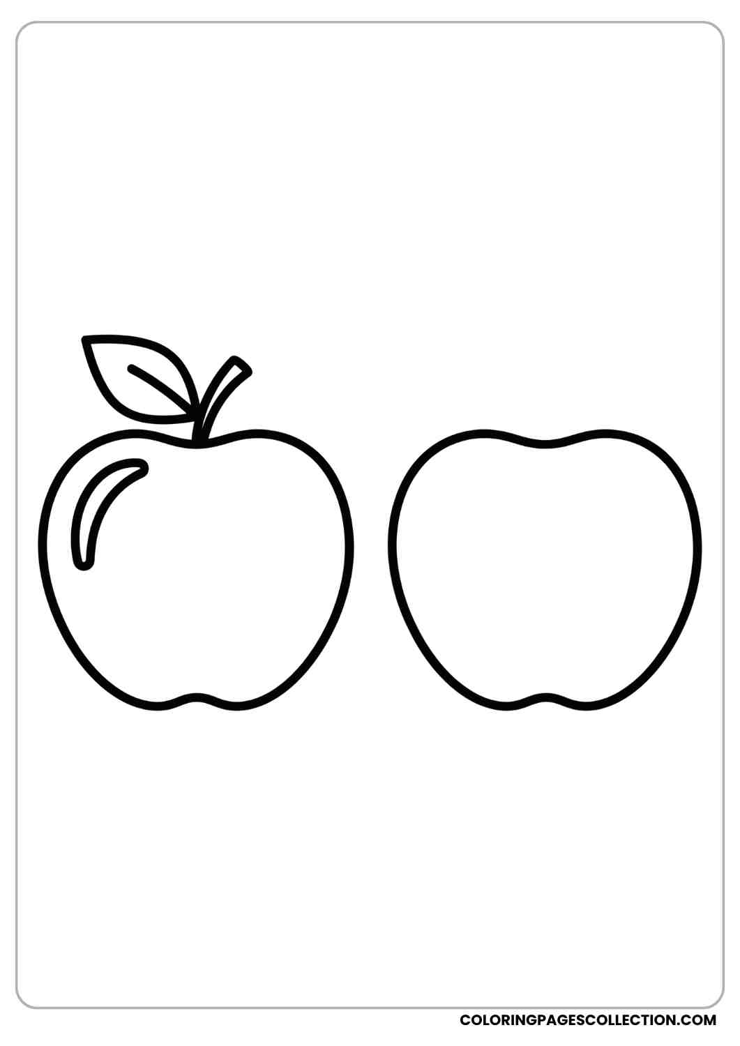 two large apples side by side