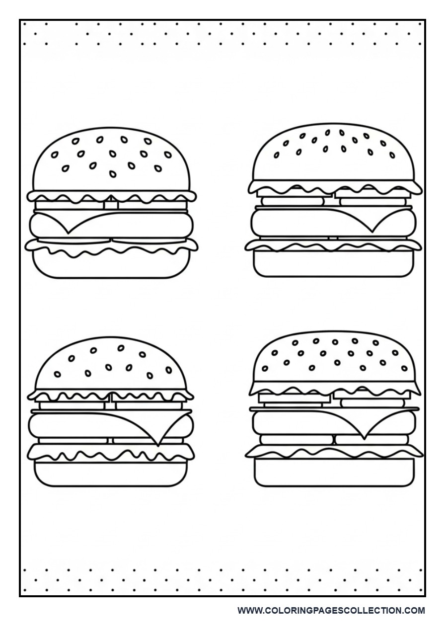 4 Burger Grid Page