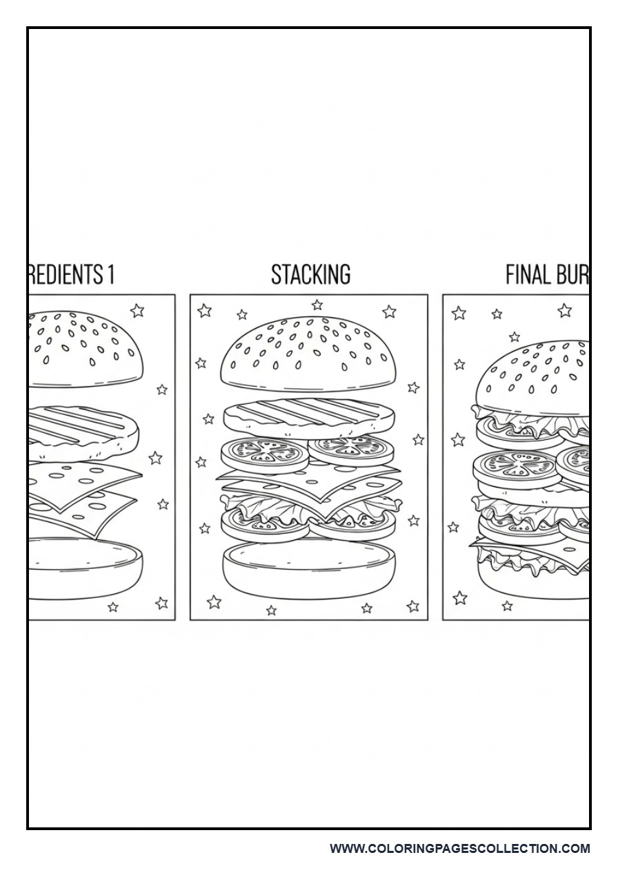 Burger Cooking Steps