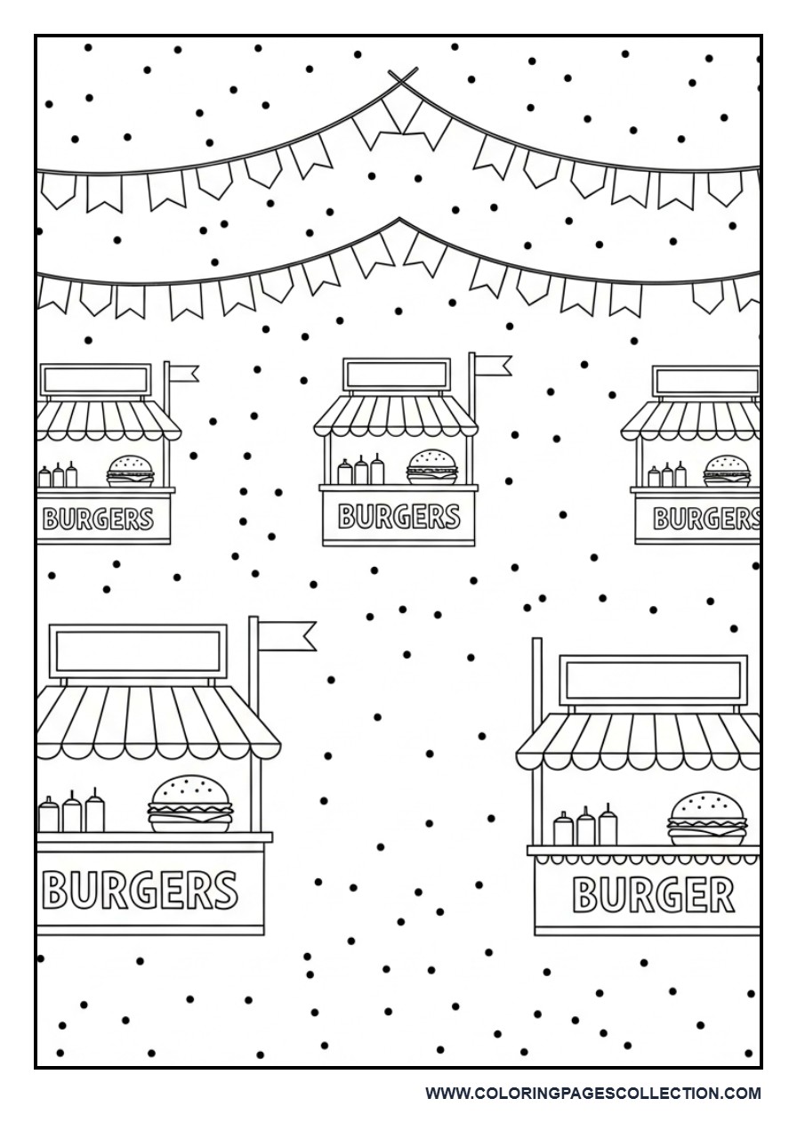 Burger Festival Scene