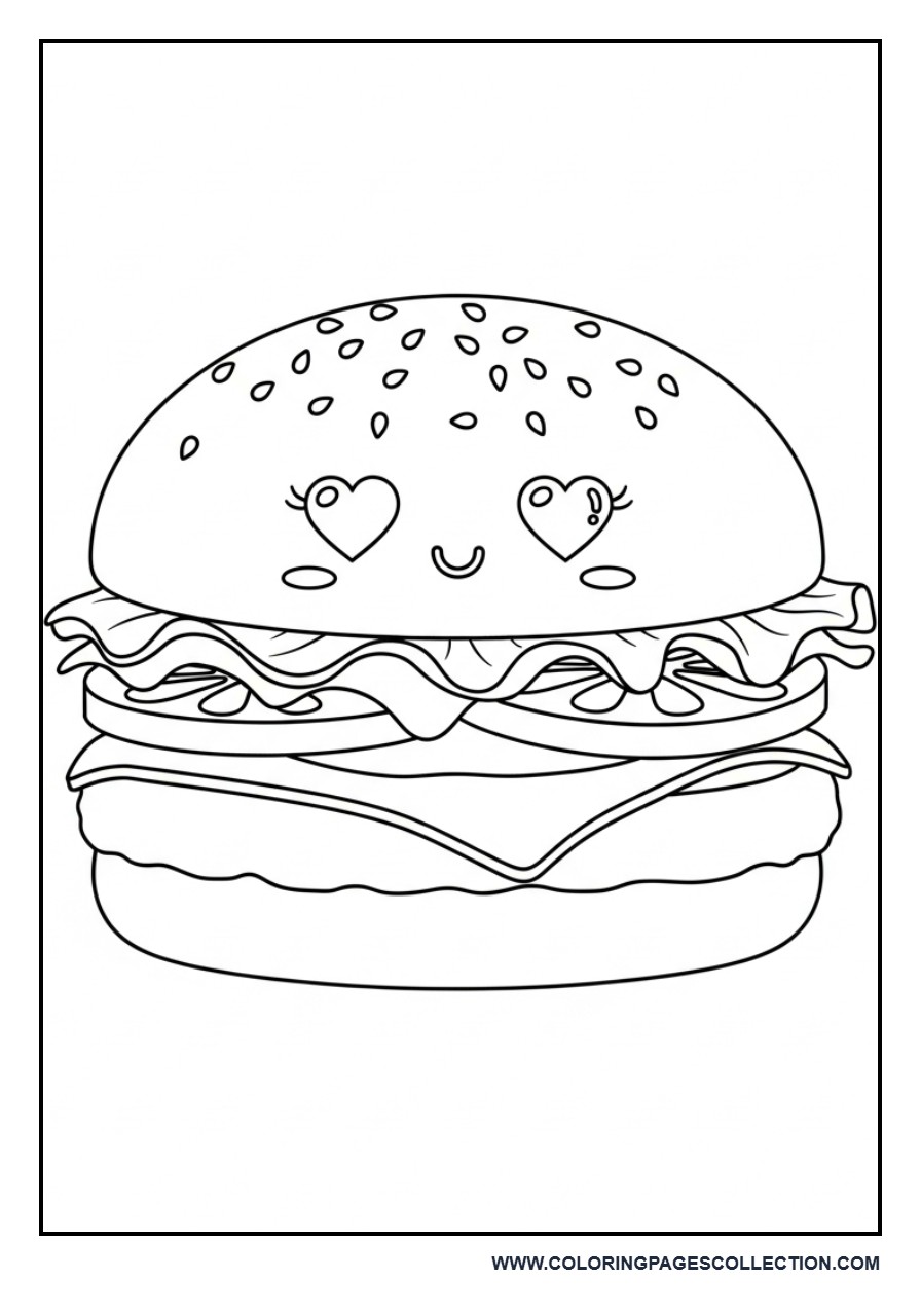 Burger with Heart Eyes