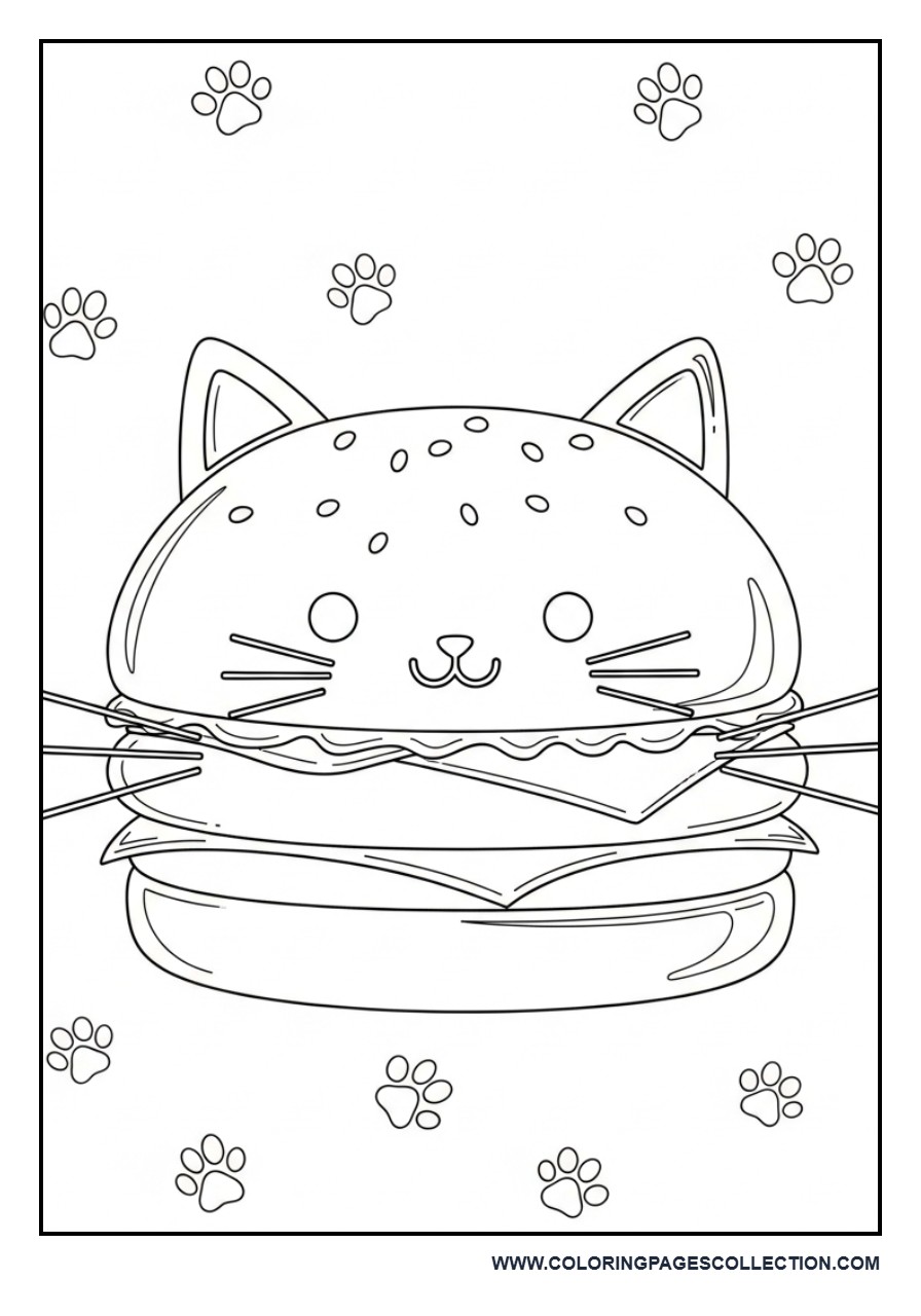 Cat Burger Character