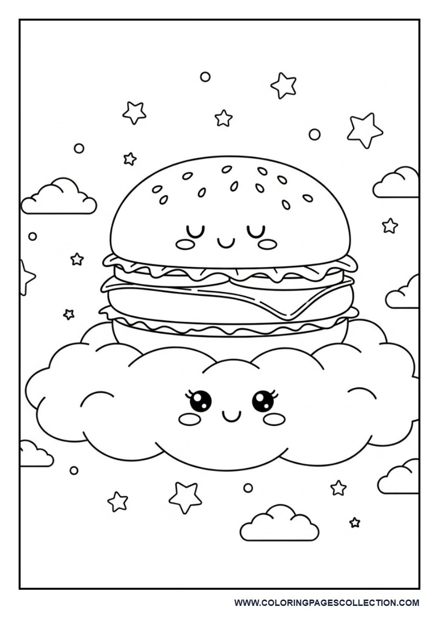 Dreamy Cloud Burger