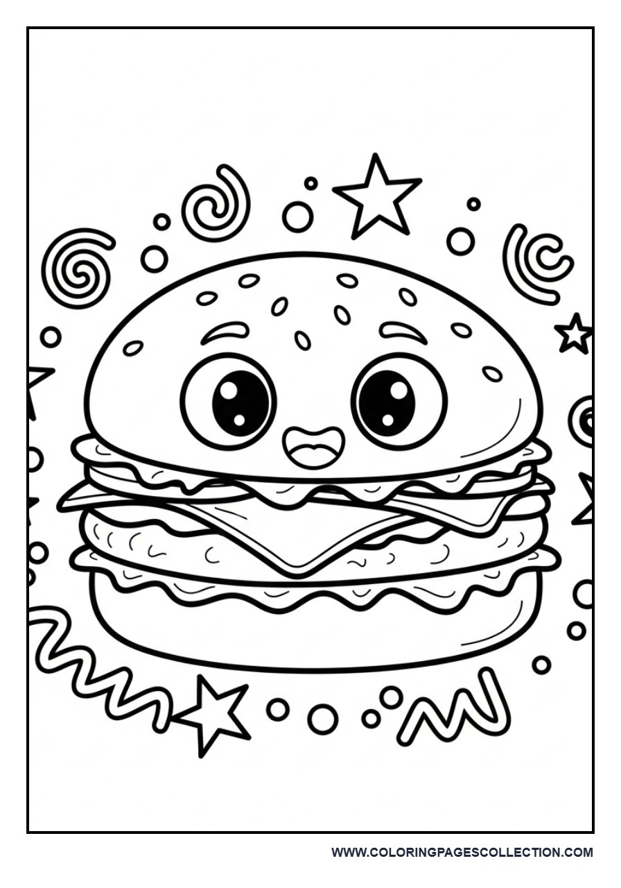 Graffiti Style Burger