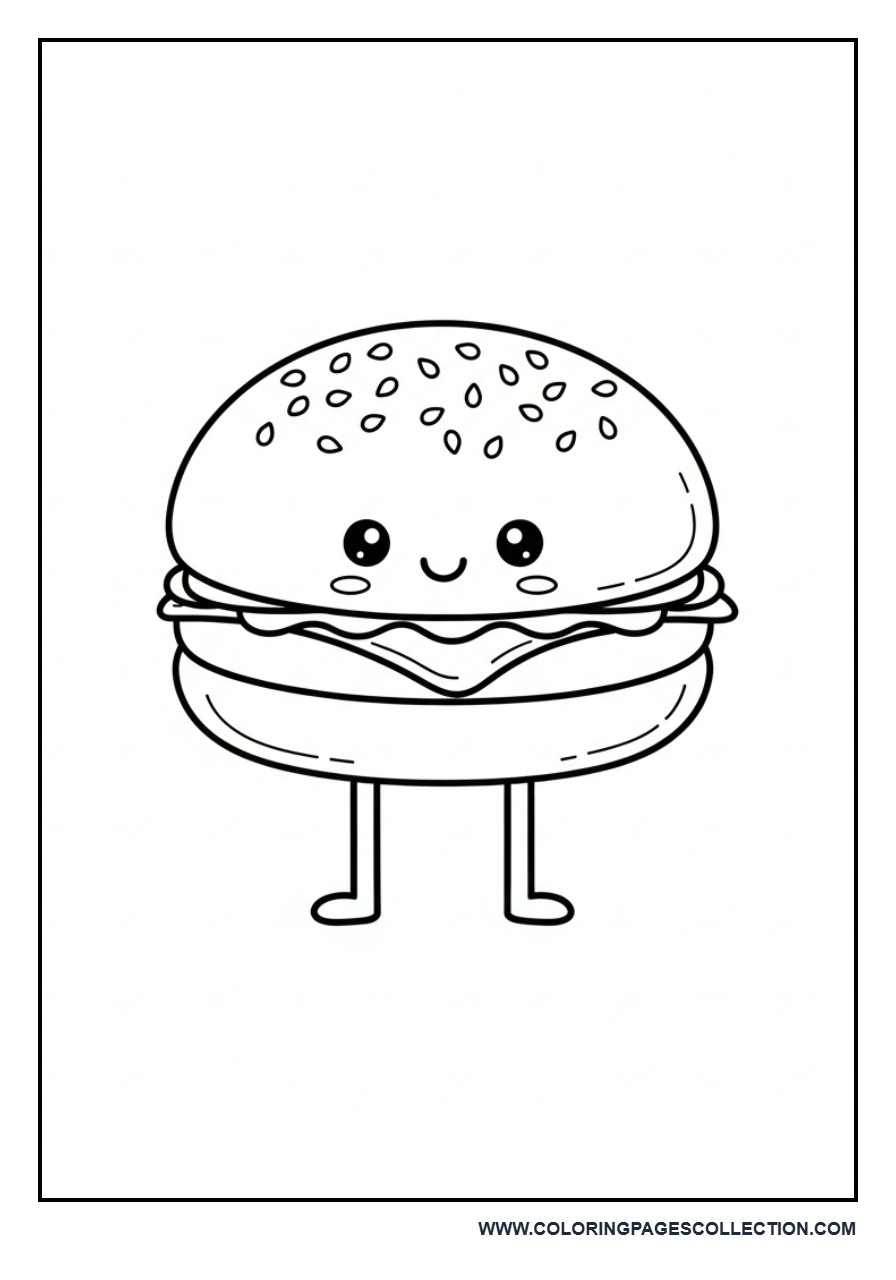Mini Burger Character