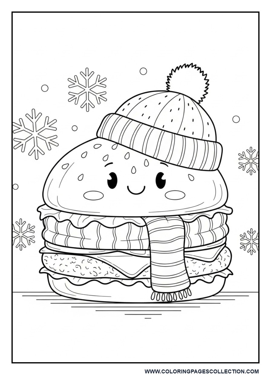 Winter Cozy Burger