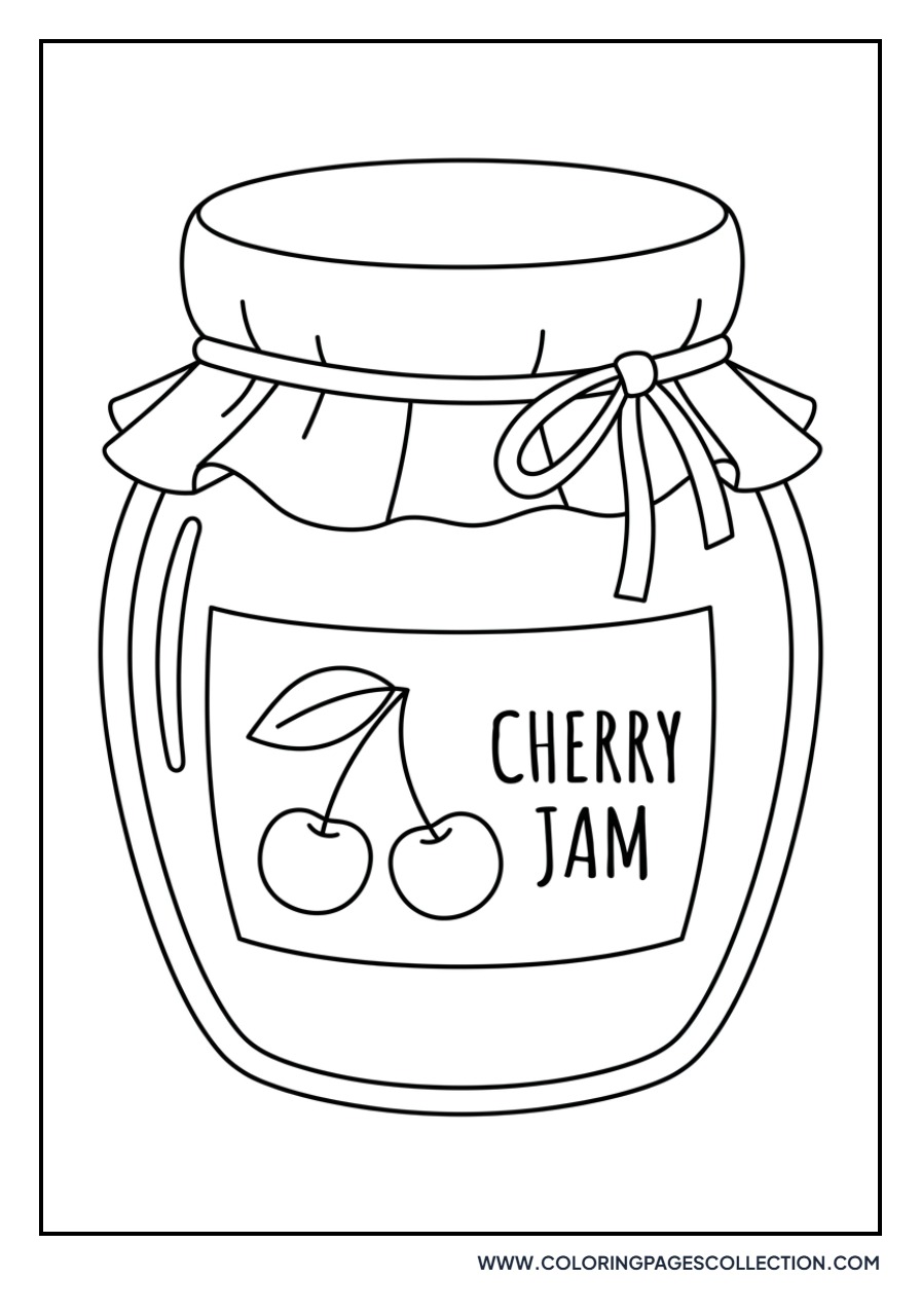 Cherry Jam Jar