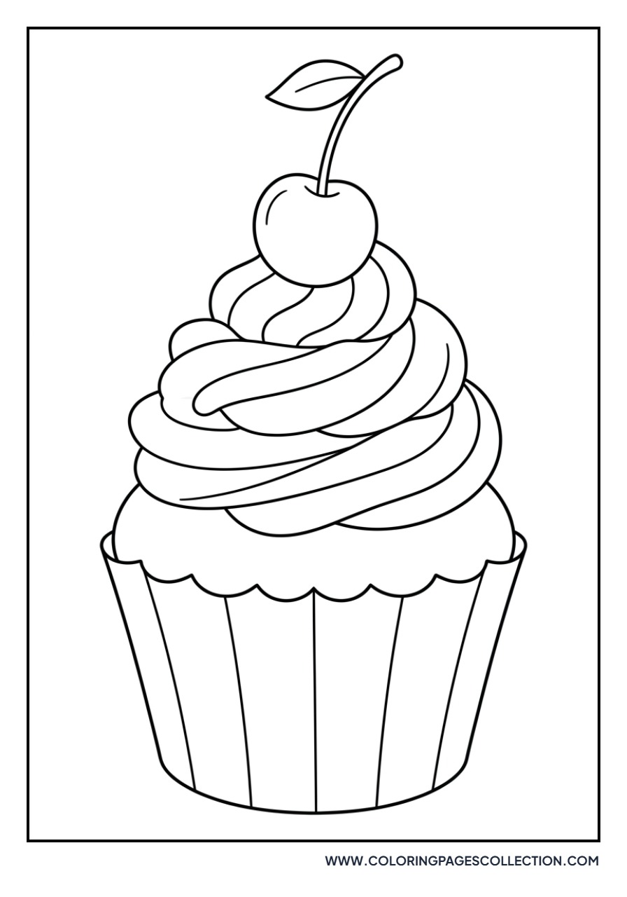 Sweet Cherry Cupcake