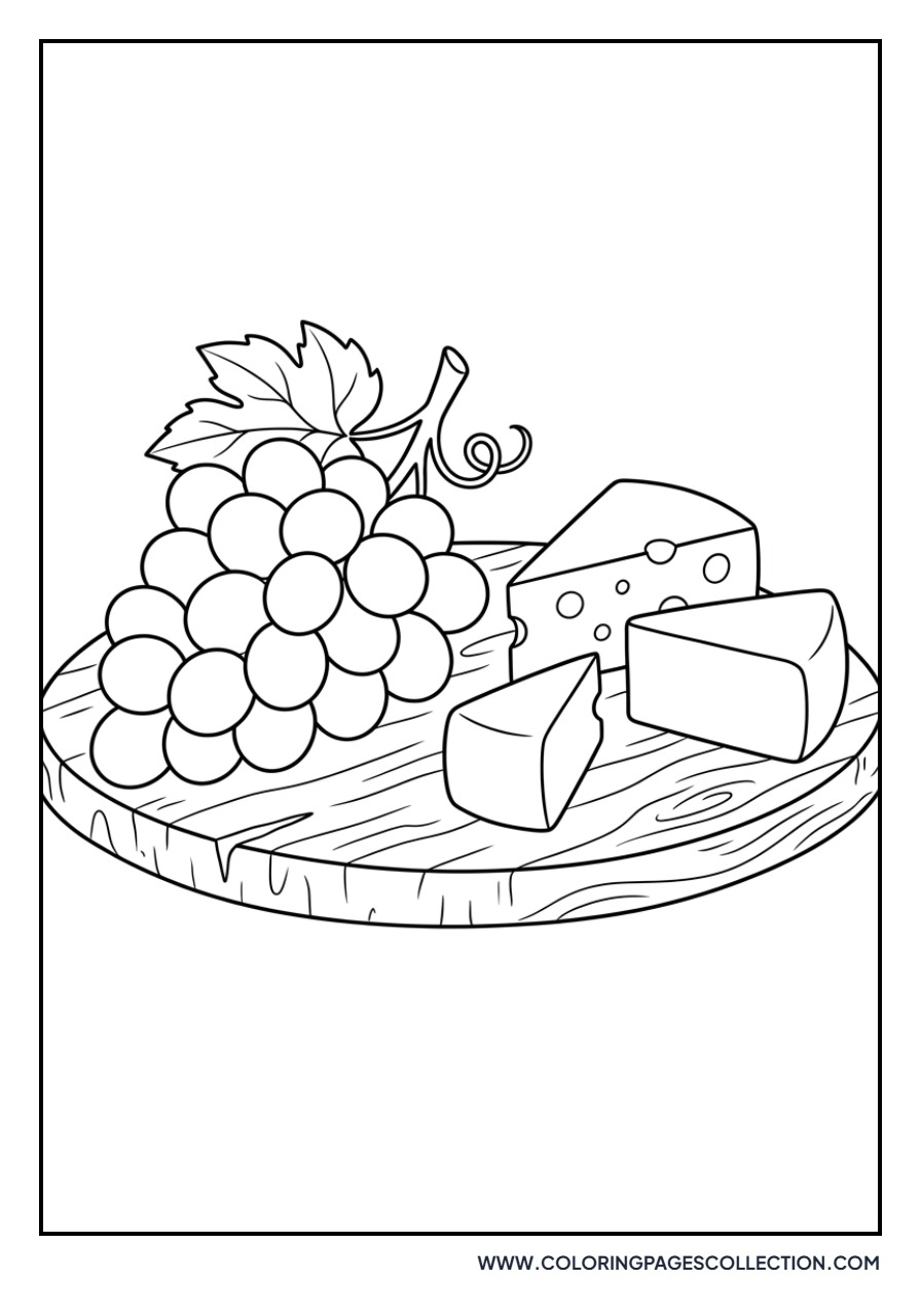 Grapes and Cheese Platter
