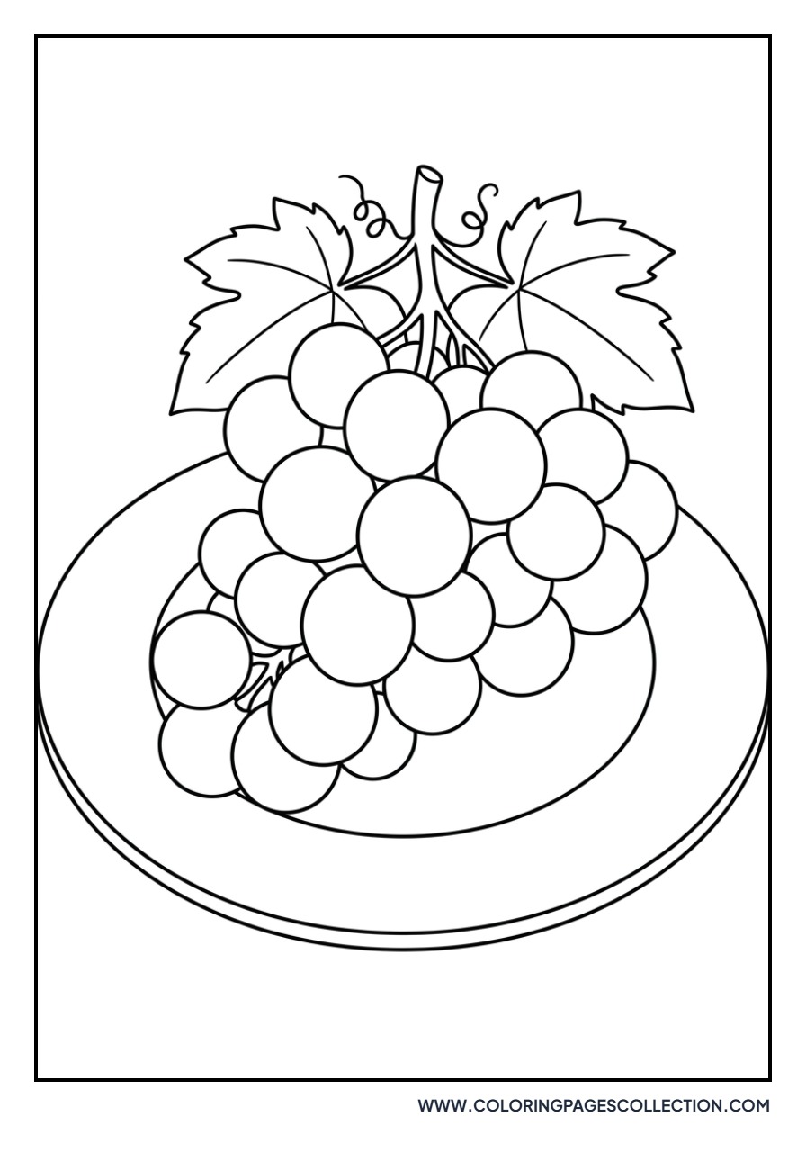 Grapes on a Plate