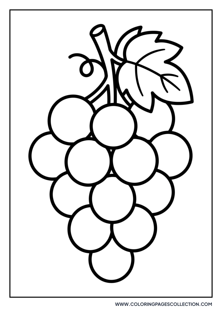 Simple Cartoon Grape