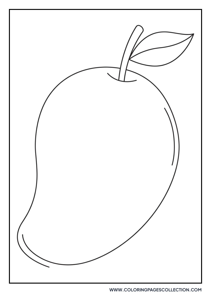 Simple Mango with Stem
