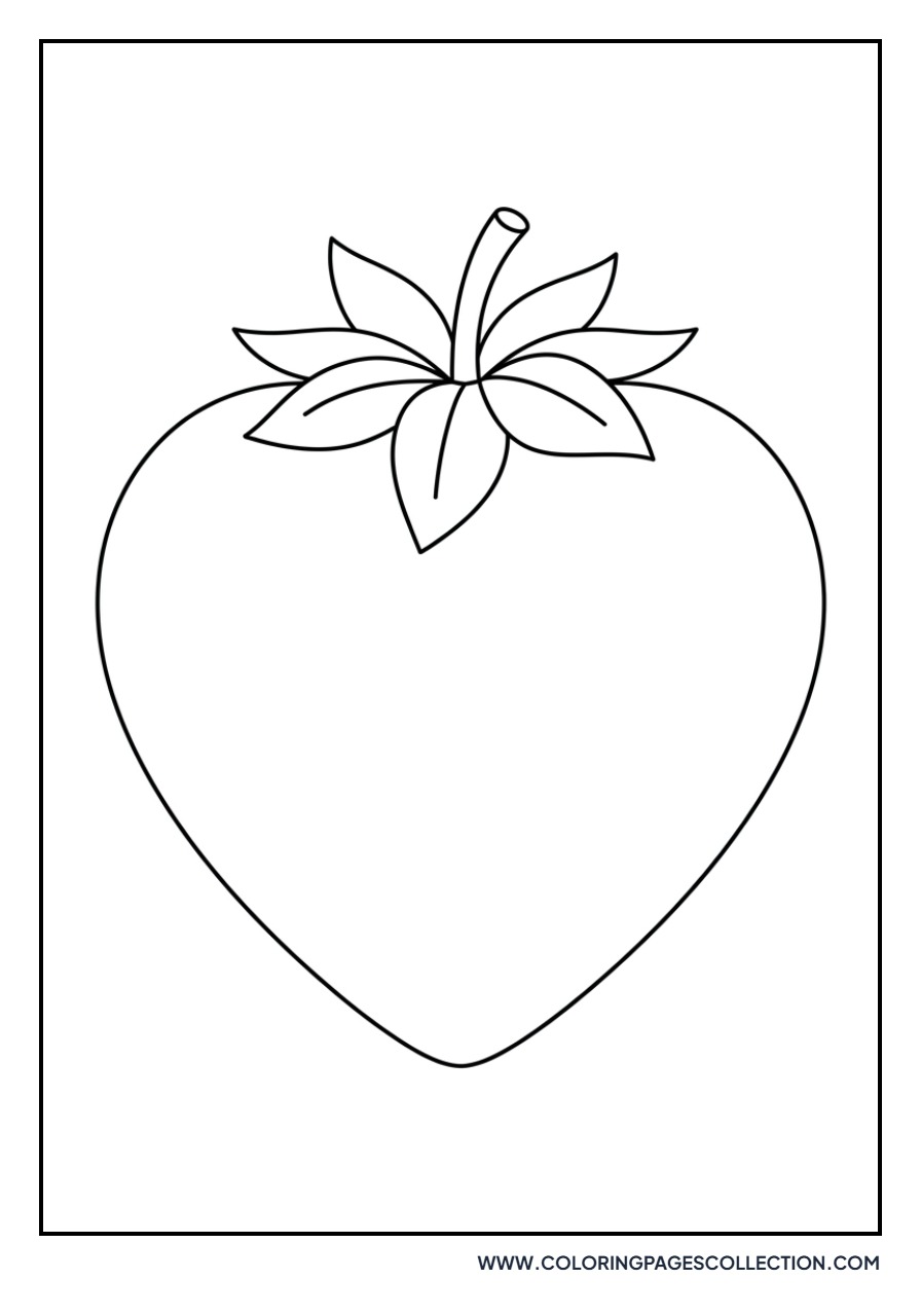 Heart Shaped Strawberry