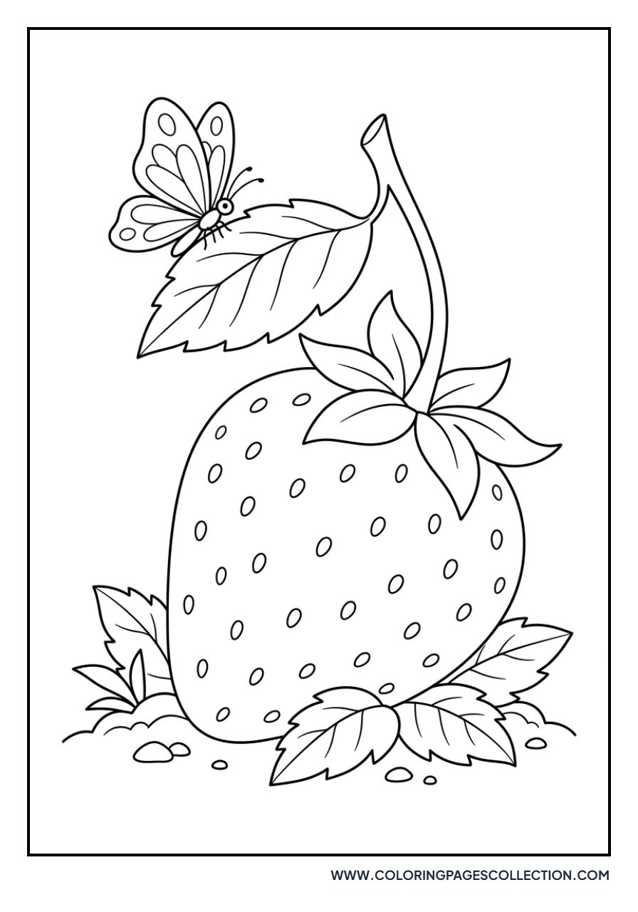 Strawberry and Butterfly Friend
