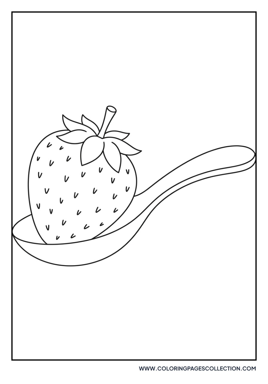 Strawberry in a Spoon