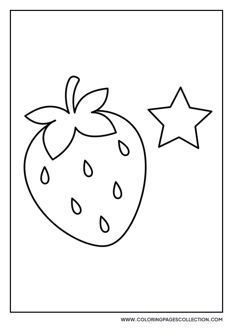 Strawberry with a Star