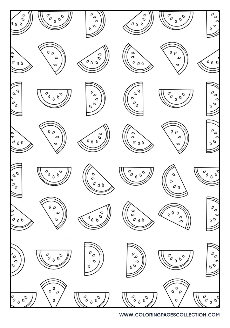 Watermelon Slice Pattern