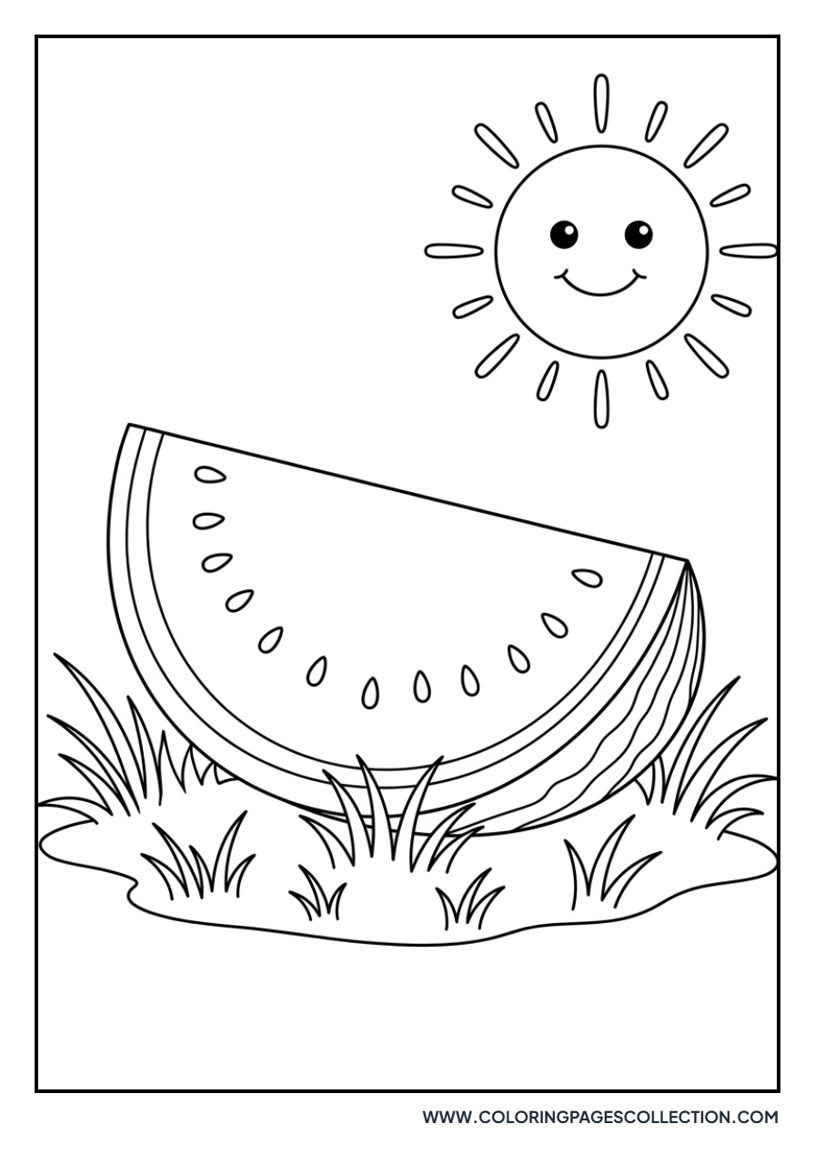 Watermelon Slice under the Sun