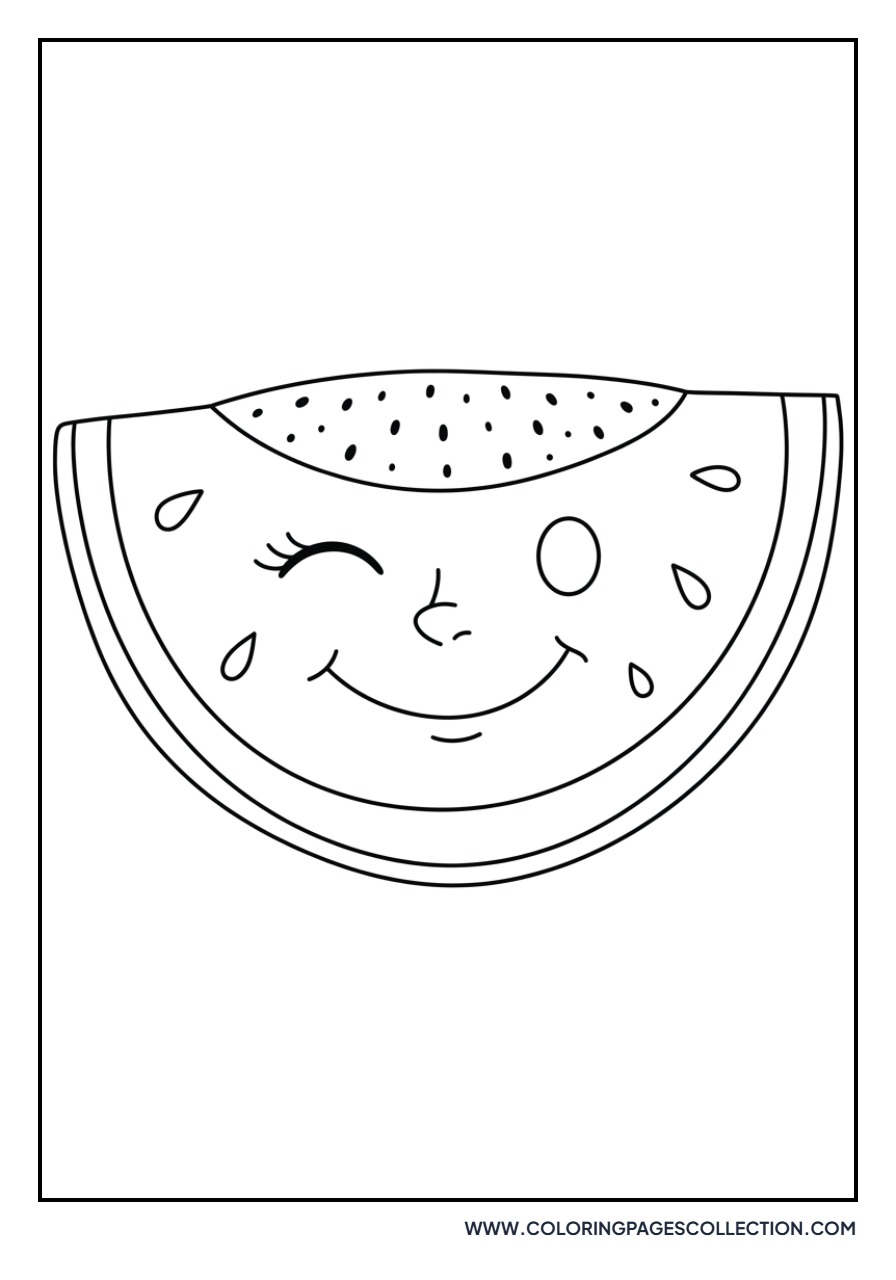 Winking Watermelon Slice