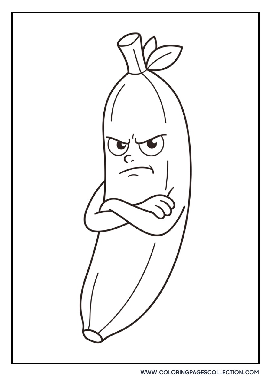 Angry Banana Cartoon