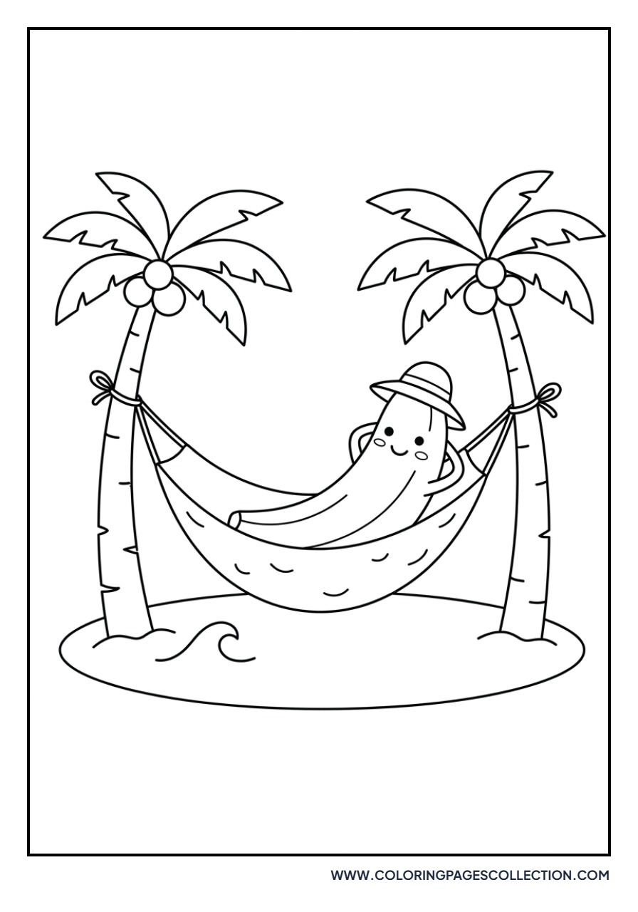 Banana in a Hammock