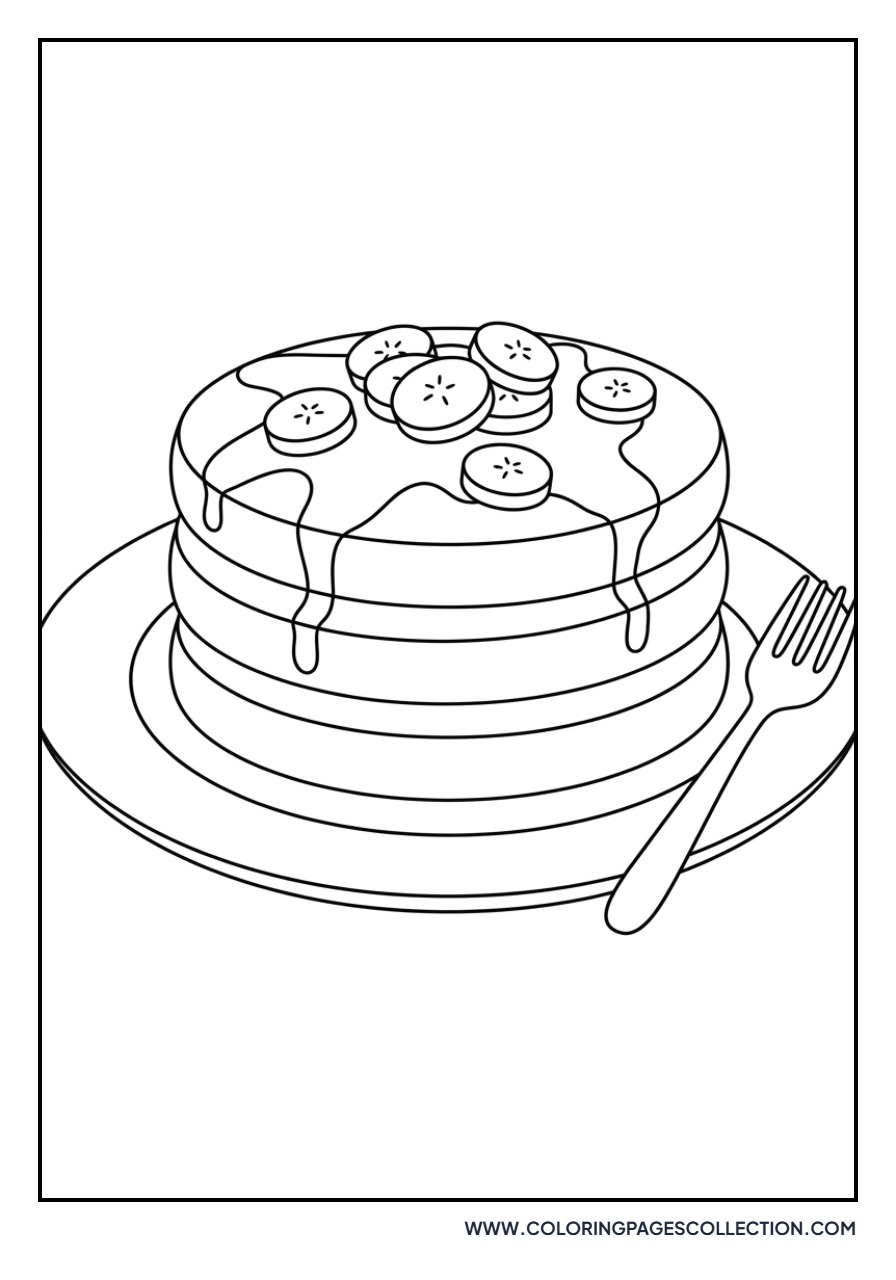 Banana Pancakes Stack