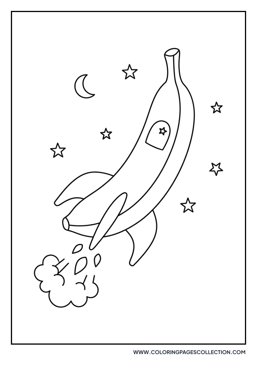 Banana Rocket Ship