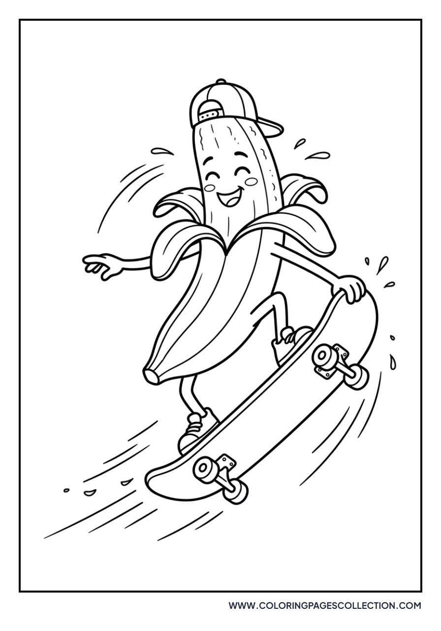 Banana Skateboarder